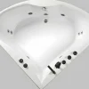 Hoekbadkuip Agyness - 263L - 135 X 135 X H57 Cm-Shower & Design Sale