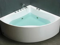 Hoekbadkuip Agyness - 263L - 135 X 135 X H57 Cm-Shower & Design Sale