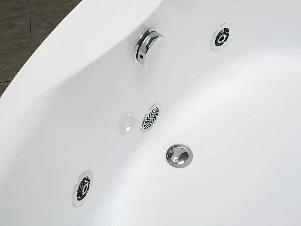 Hoekbadkuip Agyness - 263L - 135 X 135 X H57 Cm-Shower & Design Sale