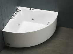 Hoekbadkuip Agyness - 263L - 135 X 135 X H57 Cm-Shower & Design Sale