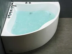 Hoekbadkuip Agyness - 263L - 135 X 135 X H57 Cm-Shower & Design Sale