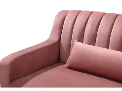 Hoekbank Van Fluweel Meyreuil - Oudroze - Hoek Rechts-Vente-unique Discount