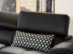 Hoekbank Van Hoogwaardig Leer Excelsior Ii - Zwart - Hoek Links-LINEA SOFA Clearance
