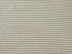 Hoekbank Van Ribfluweel Mondovi - Beige - Hoek Rechts-Vente-unique Clearance