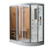 Hoekdouchecabine Balneo-Hamam-Sauna Haumea - L157Xd110Xh215Cm Linkerhoek-Shower & Design Sale