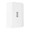 Hoekkast Met 2 Deuren - L101 Cm - Wit - Aurali-Vente-unique Outlet