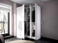 Hoekkast Met 3 Deuren - L132 Cm - Wit - Listowel-Vente-unique Best