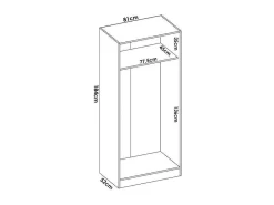 Hoekkast Met 5 Deuren - L173 Cm - Wit - Listowel-Vente-unique