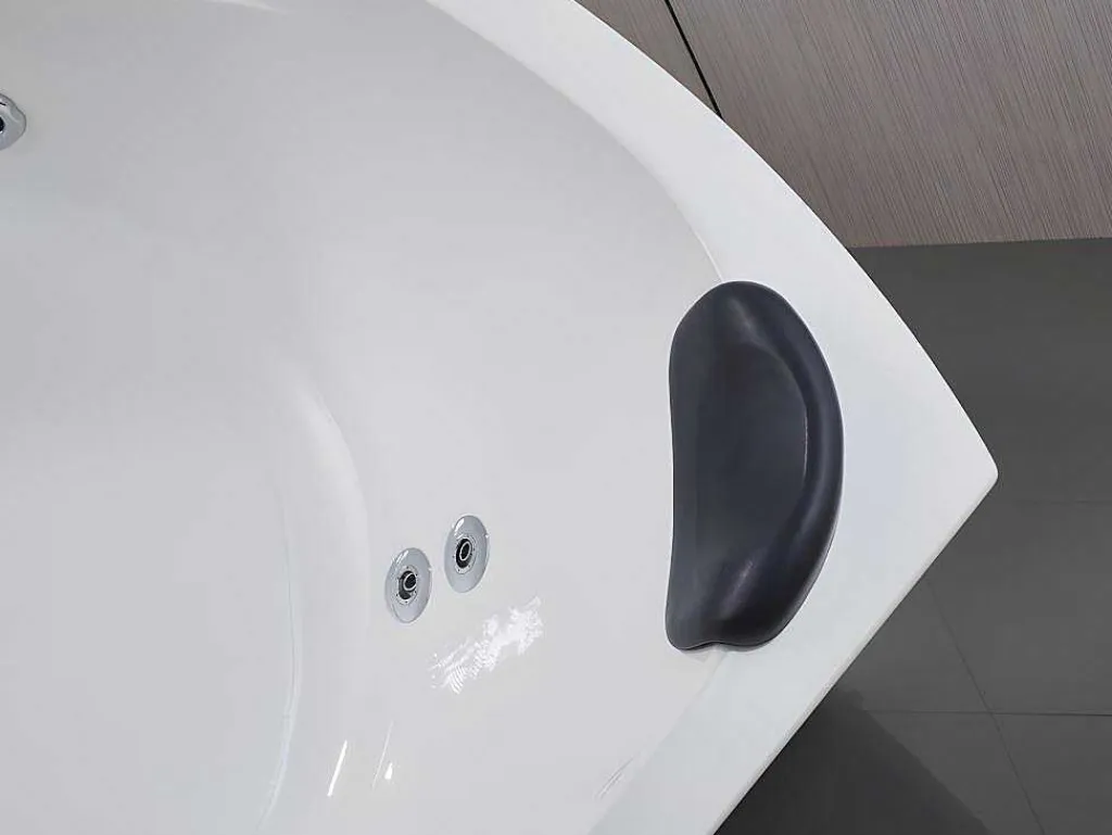 Hoekmassagebad Met Watervalsysteem Aglena - 2 Personen - 350 L - 150 X 150 X 60 Cm-Shower & Design Sale
