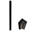 Hoekraam Werkplaats Van Gepoedercoat Aluminium - L180 X B60 X H130 Cm - Zwart - Bayview-Vente-unique Hot