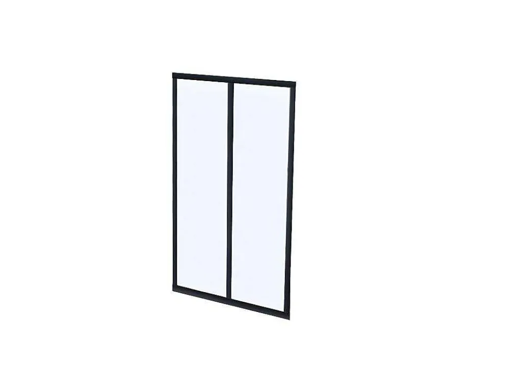 Hoekraam Werkplaats Van Gepoedercoat Aluminium - L120 X B60 X H130 Cm - Zwart - Bayview-Vente-unique Hot