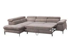 Hoekslaapbank Sepina Van - Stof - Taupe - Hoek Links-PASCAL MORABITO Discount