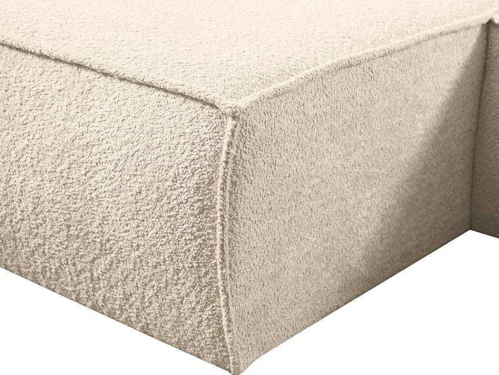 Hoekslaapbank Van Teddy Stof - Beige - Hoek Links - Amelia Van Pascal Morabito-Vente-unique New