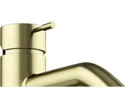 Hoge Mechanische Mengkraan Met Afgerond Uiteinde - Goud Met Satijnglans - Arlanza-Shower & Design Best