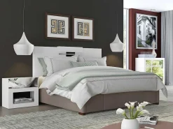 Hoofdeinde Maraba - Uitbreidbaar 140/160Cm - Wit-Vente-unique Best