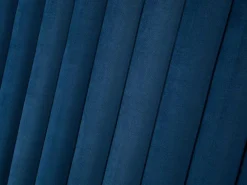 Hoofdeinde Sarah Met Verticale Naden - 140 Cm - Fluweel - Donkerblauw-Vente-unique Sale