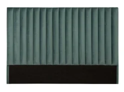 Hoofdeinde Sarah Met Verticale Naden - 160 Cm - Fluweel - Amandelgroen-Vente-unique