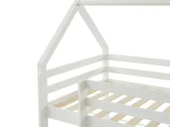 Hoogslaper 90 X 190 Cm - Grenen - Wit + Matras - Tarzia-Vente-unique Discount