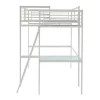 Hoogslaper Casual Ii - 140 X 190 Cm - Met Bureau - Wit-Vente-unique Clearance