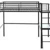 Hoogslaper Casual Ii - Bed 140 X 190 Cm - Bureau - Antraciet-Vente-unique Best