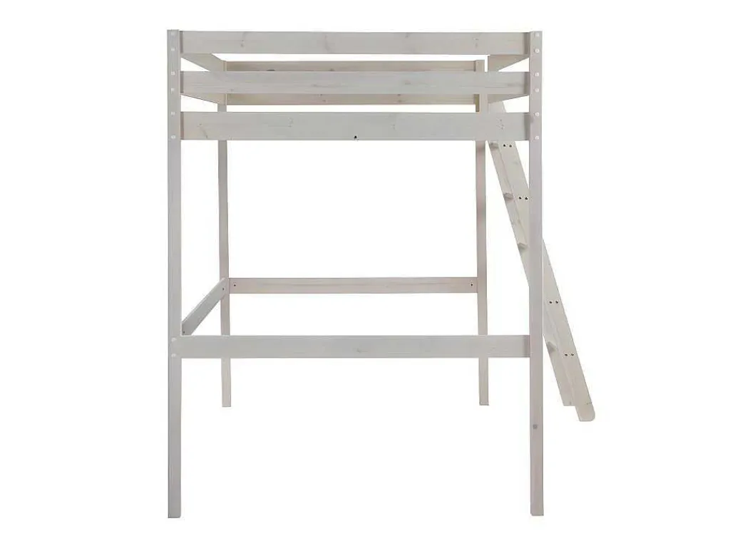 Hoogslaper Gedeon - 140 X 190 Cm - Massief Grenen - Gebleekt-Vente-unique