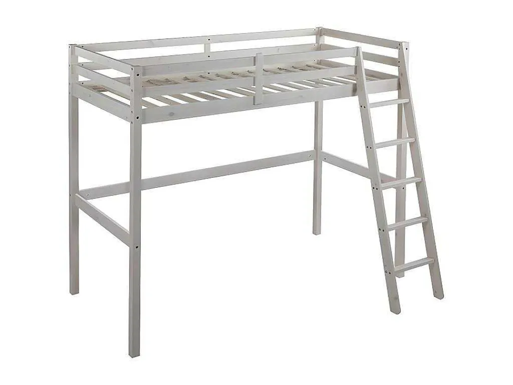 Hoogslaper Gedeon - 90 X 190 Cm - Massief Grenen - Gebleekt-Vente-unique Sale