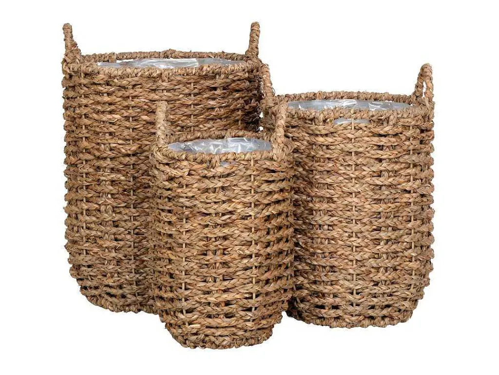 Hue Planten Schuilplaatsen Set Van 3 Stuks. Buitenshuis Naturel.-Vente-unique Sale