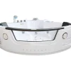 Hydromassage Chromotherapiebad 140 X 140 Cm Met Verwarming En Dubbele Pomp 20 Jets Camelia-ELITESHOPPING Hot