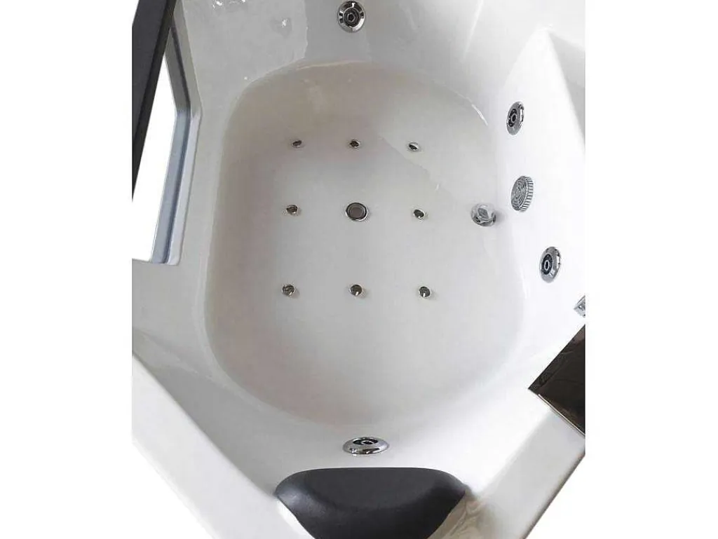 Hydromassagebad 150 X 150 Cm Dubbele Pomp 12 Jets Hibiscus-ELITESHOPPING Hot