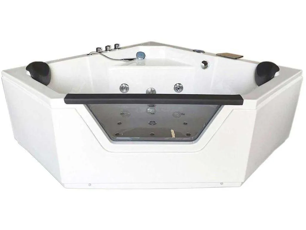 Hydromassagebad 150 X 150 Cm Dubbele Pomp 12 Jets Hibiscus-ELITESHOPPING Hot