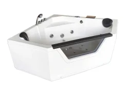 Hydromassagebad 150 X 150 Cm Dubbele Pomp 12 Jets Hibiscus-ELITESHOPPING Hot