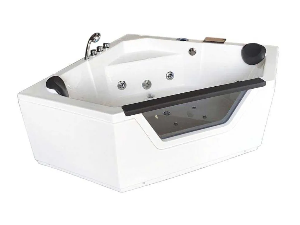 Hydromassagebad 150 X 150 Cm Dubbele Pomp 12 Jets Hibiscus-ELITESHOPPING Hot