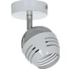 Hypnos Plafondlamp, Chroom, Wit, 14,5X8X12 Cm,-EPIKASA New