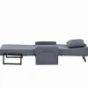 3-In-1 Converteerbare Fauteuil In Stof - Grijs-Vente-unique Hot