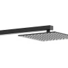 Inbouw Douche Met Thermostatische Mengkraan En Vaste Wandhouder - Mat Zwart - Terek-Shower & Design Best