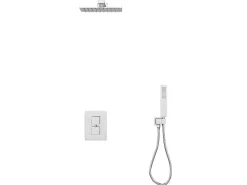 Inbouw Douche Met Thermostatische Mengkraan - Geborsteld Nikkelkleur - Terek-Shower & Design Clearance