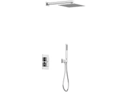 Inbouw Douche Met Thermostatische Mengkraan - Geborsteld Nikkelkleur - Terek-Shower & Design Clearance