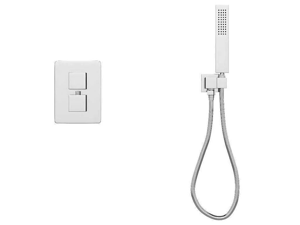 Inbouw Douche Met Thermostatische Mengkraan - Geborsteld Nikkelkleur - Terek-Shower & Design Clearance