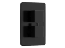 Inbouwdoucheset Met Thermostatische Mengkraan En Verstelbare Wandhouder - Mat Zwart - Terek-Shower & Design New