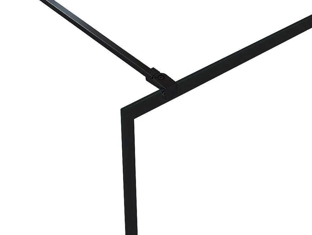 Inloopdouchewand Inaya In Industriele Stijl - 120X200 Cm-Shower & Design