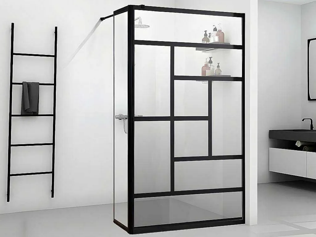 Italiaans Douchescherm In Industriele Stijl - 140 X 200 Cm - Sefana-Shower & Design Sale