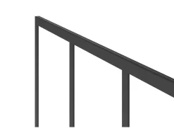 Italiaanse Douchewand Mat Zwart Met Werkplaatsstijl - 140 X 200 Cm - Urbanik-Shower & Design Best