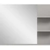Jaru Spiegel Bad 100Cm 3 Planken Grijs,Zwart.-Vente-unique Clearance