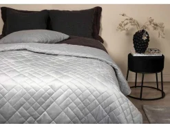 Jilly Sprei 260X260Cm Grijs.-Vente-unique Discount