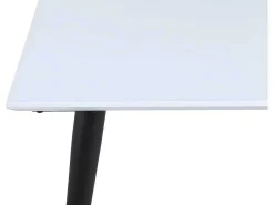 Jimmy Eetkamertafel 90X150/240Cm Met Extra Plaat Hpl Wit.-Vente-unique Discount