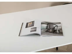 Jimmy Eetkamertafel 90X150/240Cm Met Extra Plaat Hpl Wit.-Vente-unique Discount