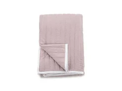 Juni Sprei 180X260Cm Oudroze, Wit.-Vente-unique Clearance