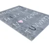 Junior 52106.801 Tapijt Wasbaar Alfabet Voor Kinderen Antislip - Grijs 120X170 Cm-RugsX New