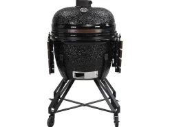 Kamado-Houtskoolbarbecue Van Keramiek En Bamboe 67 X 85 X 120 Cm - Ayumi-Vente-unique Hot