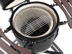 Kamado-Houtskoolbarbecue Van Keramiek En Bamboe 45 X 63 X 105 Cm - Izaki-Vente-unique Hot